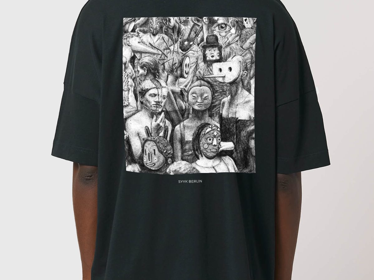 Unisex Affinity T-Shirt Black (Regular | Oversized) - Steyoyoke  display picture 1