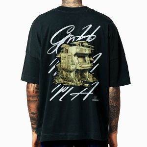 Unisex Ghost Machina T-Shirt Black Oversized