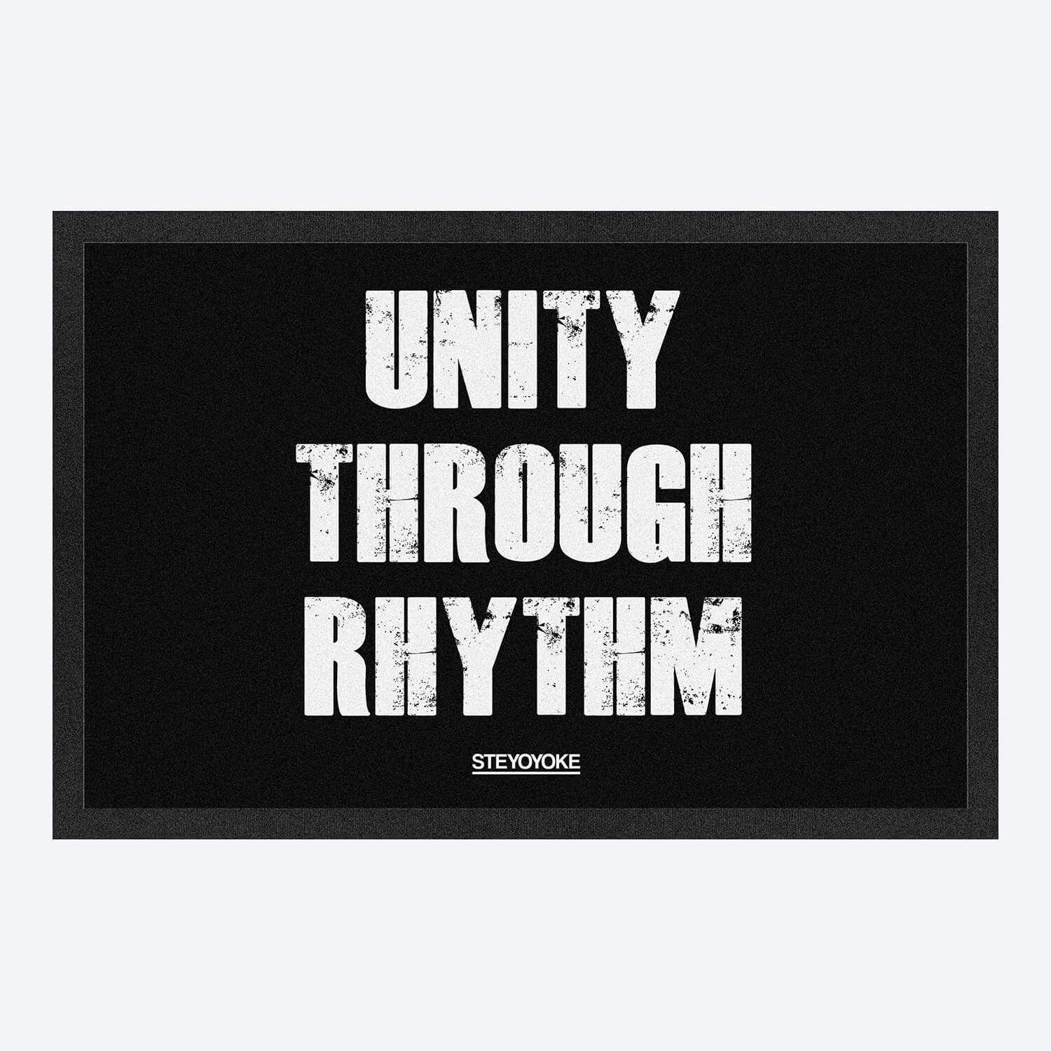 Unity Through Rhythm Door Mat