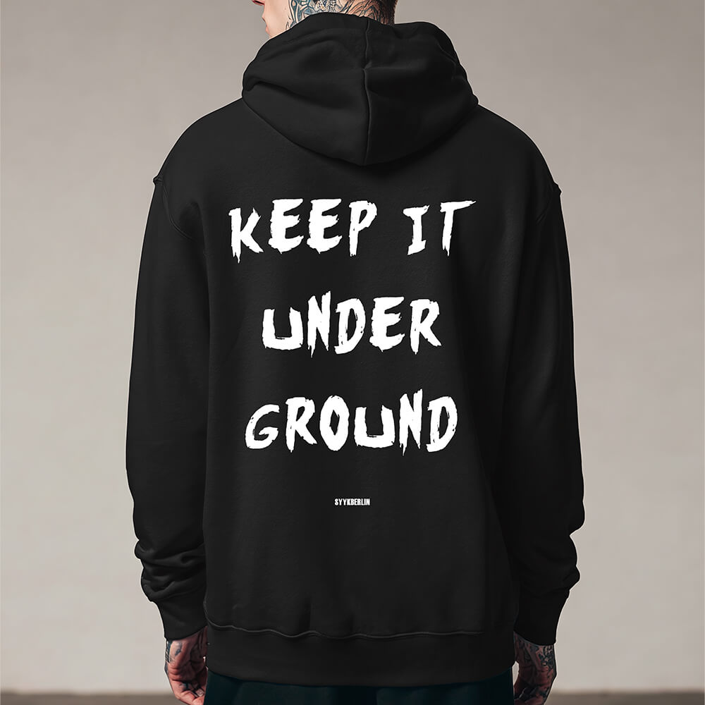 SYYK-Z04 - Keep It Underground - Black SYYK-Z04 - Keep It Underground - Black