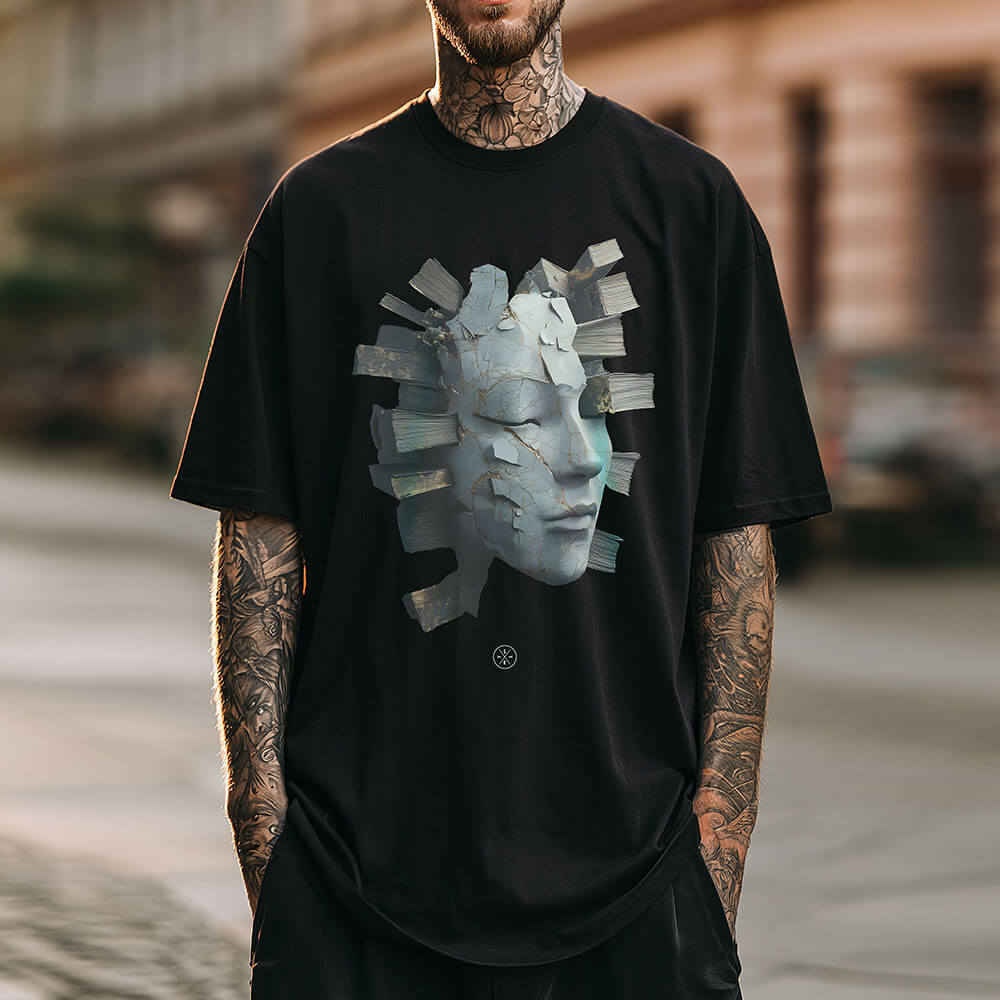 Oversized-T-shirt-Black-Chapters Oversized-T-shirt-Black-Chapters